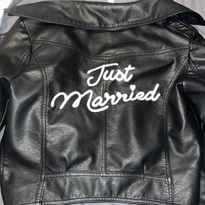 David’s bridal Just Married jacket